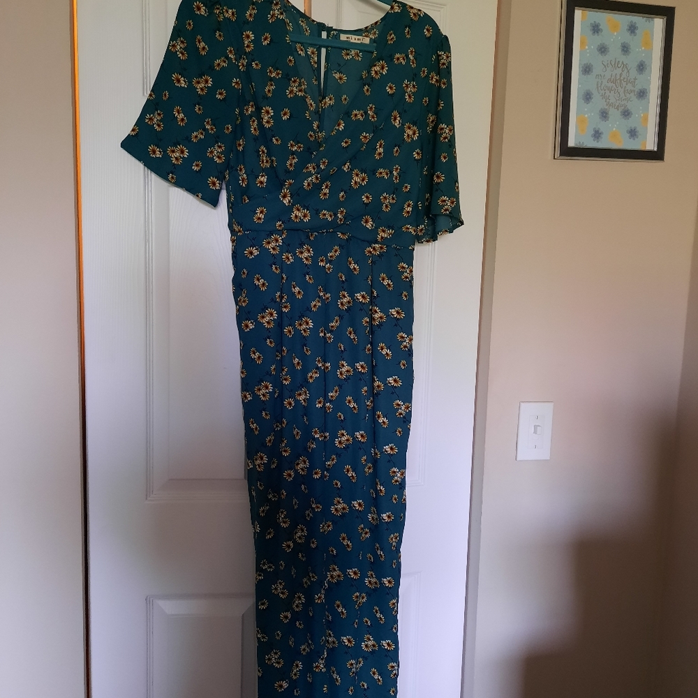 Miami Teal Jumpsuit